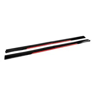 Universella tröskellister/side skirts Niken Red (ABS) (4 st) foto 4