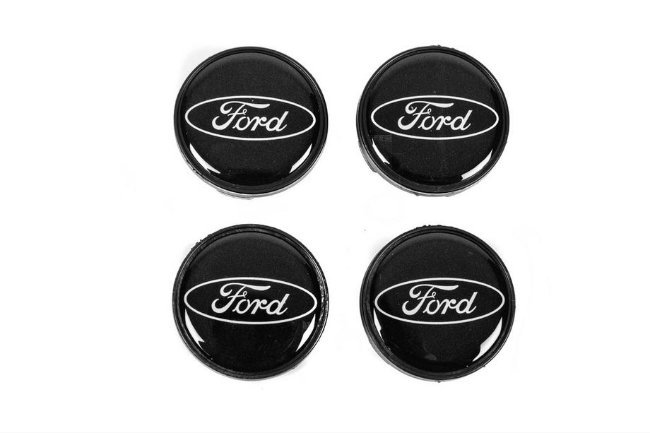 Ford Centrumkåpor till fälgar 53/51 mm svarta frd5351b (4 st) Image