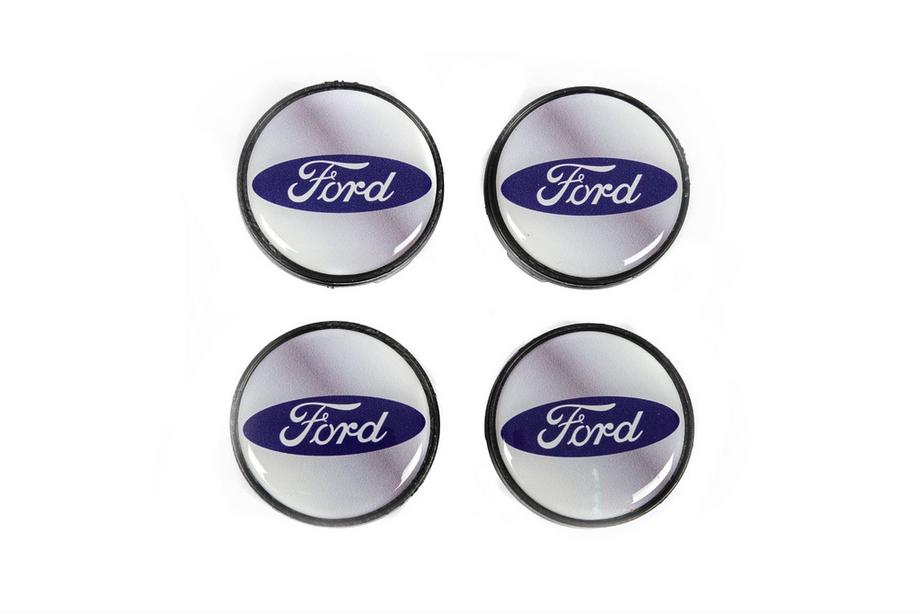 Ford Centrumkåpor till fälgar 53/51 mm grå frd5351g (4 st) Image