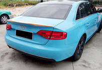 Audi A4 B8 2007–2015 DPT M4 spoiler (ABS, svart högblank) foto 3