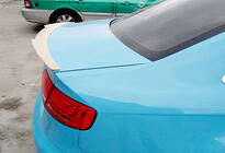 Audi A4 B8 2007–2015 DPT M4 spoiler (ABS, svart högblank) foto 4