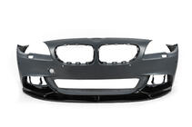 BMW 5-serien F10/F11 2010–2016 Frontläpp till stötfångare DPT Lip V-1 (för M-Performance, blanksvart) foto 7