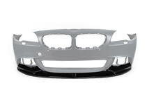BMW 5-serien F10/F11 2010–2016 Frontläpp till stötfångare DPT Lip V-1 (för M-Performance, blanksvart) foto 4