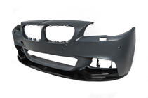 BMW 5-serien F10/F11 2010–2016 Frontläpp till stötfångare DPT Lip V-1 (för M-Performance, blanksvart) foto 10