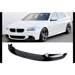Frontläpp till stötfångare DPT Lip V-1 (för M-Performance, blanksvart) BMW 5-serien F10/F11 2010–2016 foto 2