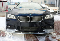 BMW 5-serien F10/F11 2010–2016 Frontläpp till stötfångare DPT Lip V-2 (för M-Performance, svart högglans) foto 5