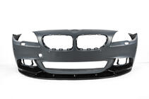 BMW 5-serien F10/F11 2010–2016 Frontläpp till stötfångare DPT Lip V-2 (för M-Performance, svart högglans) foto 7