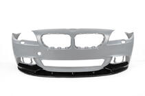 BMW 5-serien F10/F11 2010–2016 Frontläpp till stötfångare DPT Lip V-2 (för M-Performance, svart högglans) foto 3