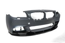 BMW 5-serien F10/F11 2010–2016 Frontläpp till stötfångare DPT Lip V-2 (för M-Performance, svart högglans) foto 13