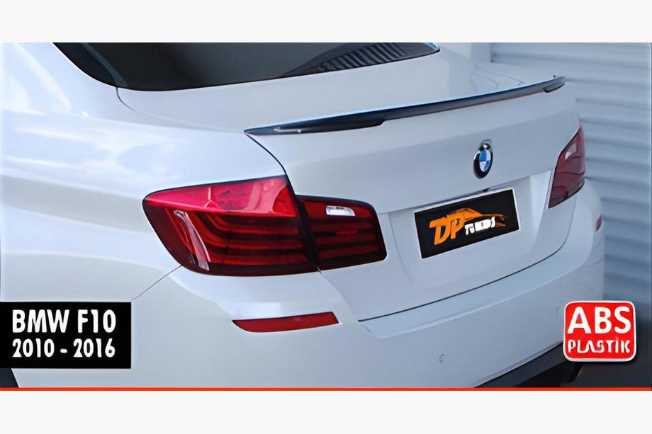 BMW 5-serien F10/F11 2010–2016 MP-Style bakspoiler (för F10, blanksvart) Image