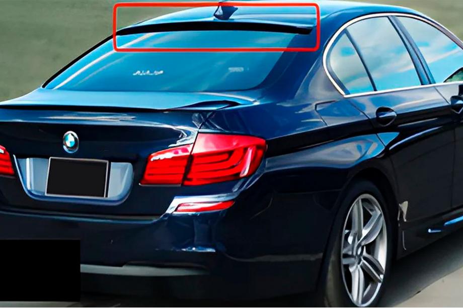 BMW 5-serien F10/F11 2010–2016 DPT spoiler (för F10, svart högglans) Image