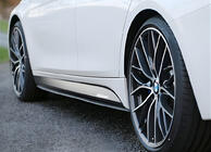 BMW 5-serien F10/F11 2010–2016 DPT V-1 tröskelförlängare (för M-Sport/M5 trösklar, svart högglans) foto 2