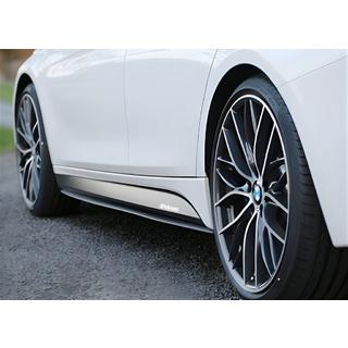 DPT V-1 tröskelförlängare (för M-Sport/M5 trösklar, svart högglans) BMW 5-serien F10/F11 2010–2016 foto 2