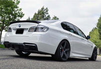 BMW 5-serien F10/F11 2010–2016 Bakre diffuser DPT V-2 (för M-Performance, blanksvart) foto 5