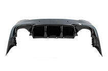 BMW 5-serien F10/F11 2010–2016 Bakre diffuser DPT V-2 (för M-Performance, blanksvart) foto 9