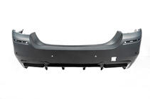 BMW 5-serien F10/F11 2010–2016 Bakre diffuser DPT V-2 (för M-Performance, blanksvart) foto 15
