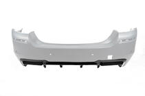 BMW 5-serien F10/F11 2010–2016 Bakre diffuser DPT V-2 (för M-Performance, blanksvart) foto 11