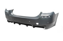 BMW 5-serien F10/F11 2010–2016 Bakre diffuser DPT V-2 (för M-Performance, blanksvart) foto 12