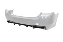 BMW 5-serien F10/F11 2010–2016 Bakre diffuser DPT V-2 (för M-Performance, blanksvart) foto 10