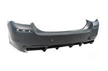 BMW 5-serien F10/F11 2010–2016 Bakre diffuser DPT V-2 (för M-Performance, blanksvart) foto 6