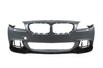 BMW 5-serien F10/F11 2010–2016 Frontläpp till stötfångare DPT Lip V-3 (för M-Performance, blanksvart) foto 8