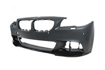 BMW 5-serien F10/F11 2010–2016 Frontläpp till stötfångare DPT Lip V-3 (för M-Performance, blanksvart) foto 13