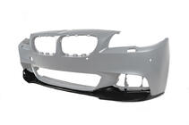 BMW 5-serien F10/F11 2010–2016 Frontläpp till stötfångare DPT Lip V-3 (för M-Performance, blanksvart) foto 10