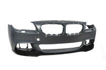 BMW 5-serien F10/F11 2010–2016 Frontläpp till stötfångare DPT Lip V-3 (för M-Performance, blanksvart) foto 14