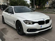 BMW 3-serien F30/F31 2012–2019 DPT Lip frontläpp till stötfångare för standardutförande (2015-2018, blanksvart) foto 1