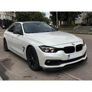 DPT Lip frontläpp till stötfångare för standardutförande (2015-2018, blanksvart) BMW 3-serien F30/F31 2012–2019 foto 1