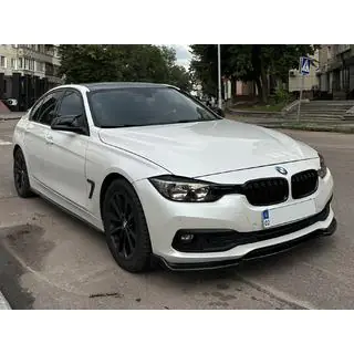 DPT Lip frontläpp till stötfångare för standardutförande (2015-2018, blanksvart)