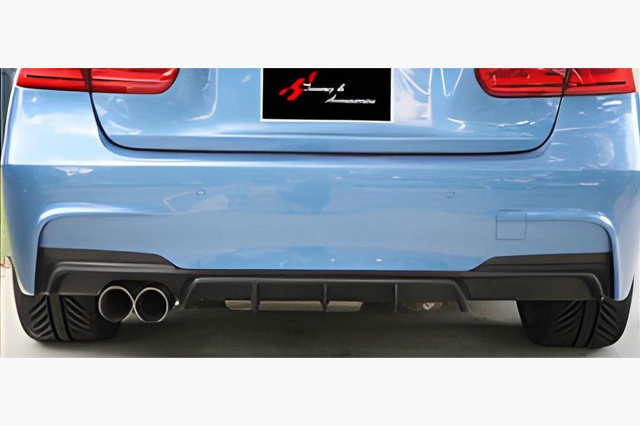 BMW 3-serien F30/F31 2012–2019 Bakre diffuser DPT V-1 (för M Performance, högglans svart) Image