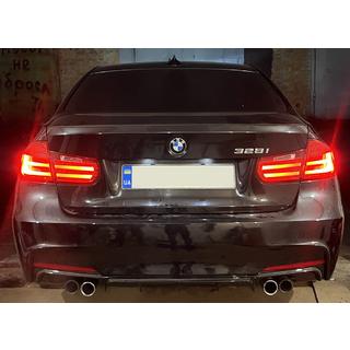 Bakdiffusor DPT V-3 (för M Performance, blanksvart) BMW 3-serien F30/F31 2012–2019 foto 3