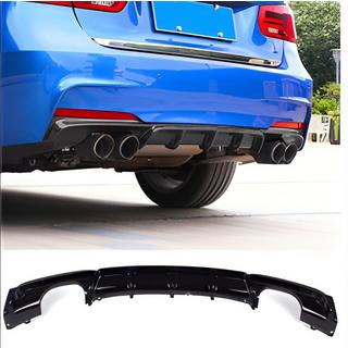 Bakdiffusor DPT V-3 (för M Performance, blanksvart) BMW 3-serien F30/F31 2012–2019 foto 4