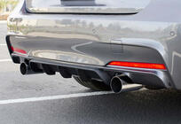 BMW 3-serien F30/F31 2012–2019 Bakre diffuser DPT V-4 (för M Performance, svart högblank) foto 3