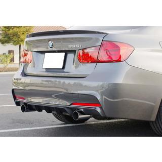 Bakre diffuser DPT V-4 (för M Performance, svart högblank) BMW 3-serien F30/F31 2012–2019 foto 1