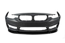 BMW 3-serien F30/F31 2012–2019 DPT Lip V-1 frontlip till stötfångare (för M3, blanksvart) foto 12