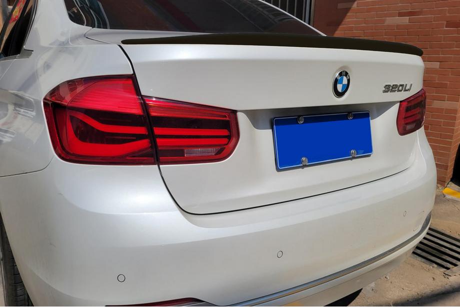 BMW 3-serien F30/F31 2012–2019 M3-Style spoiler (för F30/F80, blanksvart) Image