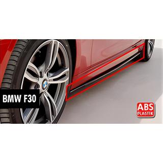 DPT V-1 tröskellister (för M-Sport trösklar, blanksvart) BMW 3-serien F30/F31 2012–2019 foto 1