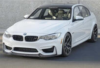 BMW 3-serien F30/F31 2012–2019 DPT Lip V-2 frontläpp (För M3, blank svart) foto 4