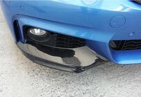 BMW 4-serie F32/F33/F36 2012–2020 Frontspoilerläpp DPT Flap V-1 (för M-Technic, svart blank) foto 6