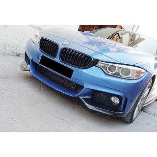 Frontspoilerläpp DPT Flap V-1 (för M-Technic, svart blank) BMW 4-serie F32/F33/F36 2012–2020 foto 3