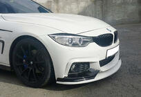 BMW 4-serie F32/F33/F36 2012–2020 Frontläpp till stötfångare DPT LIP V-3 (för M-Sport, blanksvart) foto 3