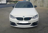BMW 4-serie F32/F33/F36 2012–2020 Frontläpp till stötfångare DPT LIP V-3 (för M-Sport, blanksvart) foto 5