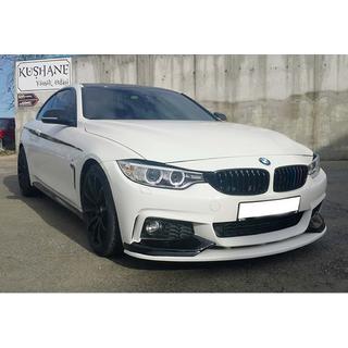 Frontläpp till stötfångare DPT Flap V-3 (för M-Sport, svart högglans) BMW 4-serie F32/F33/F36 2012–2020 foto 1
