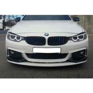 Frontläpp till stötfångare DPT Flap V-3 (för M-Sport, svart högglans) BMW 4-serie F32/F33/F36 2012–2020 foto 2