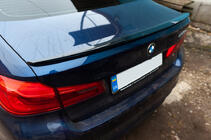 BMW 5-serien G30/G31 2017–2023 Spoiler M4-Style (svart högglans) foto 10