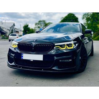 Frontläpp till främre stötfångare DPT Lip V1 (för M-Performance 2017-2020, blank svart) BMW 5-serien G30/G31 2017–2023 foto 3