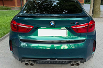 BMW X6 F16 2014–2019 DPT spoiler (svart högglans) foto 5