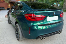 BMW X6 F16 2014–2019 DPT spoiler (svart högglans) foto 3